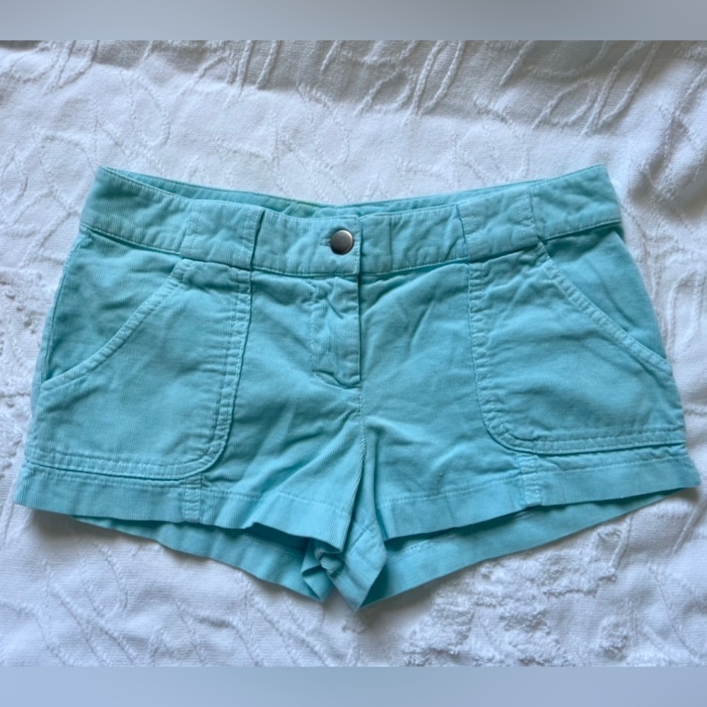 Corduroy Y2K low rise shorts, cotton